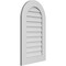 Ekena Millwork Round Top Surface Mount PVC Gable Vent: Non-Functional, w/ 3-1/2"W x 1"P Standard Frame, 20"W x 34"H GVPRT20X3401SN - alternate 2